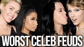 4 WORST CELEBRITY FEUDS Debatable [upl. by Jean-Claude]