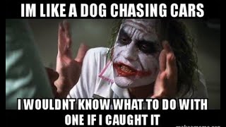 Joker Heath Ledger impression  Im A Dog Chasing Cars [upl. by Mitchiner]