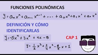 Funciones polinómicas Definición Cap 1 [upl. by Eirrab]