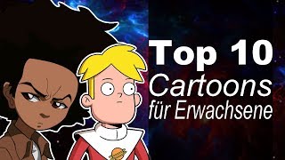 Top 10 Cartoons für Erwachsene Deutsch [upl. by Nwahsaj]