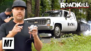 Reviving 73 Chevy Ramp Truck For Burnouts  Roadkill [upl. by Aleedis]