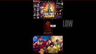 FREE FIRE X PUSHPA Breaking news all event news and free bundle coming in collaboration short vir [upl. by Ginzburg]