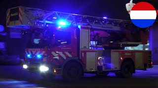 Brandweer AmsterdamHendrik AL 133351 met spoed naar woningbrand Chasséstraat Amsterdam [upl. by Nwahsed327]