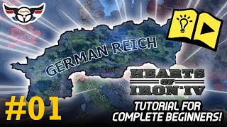 Hearts of Iron IV Tutorial For Complete Beginners  ep1 [upl. by Jehiah]