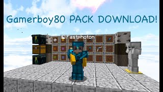 Gamerboy80s Texture Pack DOWNLOAD  Showcase [upl. by Nylrebma]