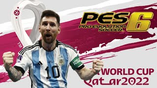 MUNDIAL CATAR 2022 PES 6 COMO DESCARGAR  TUTORIAL [upl. by Rambow391]