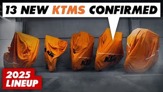 KTM Announce 13 NEW MOTORCYCLES For 2025 Ahead Of EICMA [upl. by Graehme796]