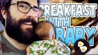 BABY AND BREAKFAST  Family Baby Vlog [upl. by Agripina877]