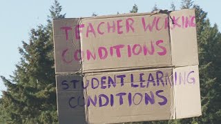 Teachers in Beaverton School District demand better pay classroom safety [upl. by Woo379]