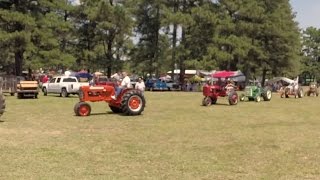 Tractor Parade  Over 20 Minutes of Vintage Tractors Operating [upl. by Akisej652]