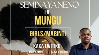 SEMINA YA MABINTI DAY 1 Hofu ya Mungu itakavyoleta nyakati za kuburudisha MTUMISHI LWITIKO [upl. by Jaela]