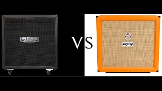 ORANGE VS MESA 4x12 Cabs NEW Eric Shreds [upl. by Eeleimaj]