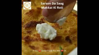 Sarson Da Saag Makkai ki Roti Homemade [upl. by Jelene448]