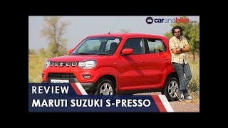 Maruti Suzuki SPresso  Review  Price  Features  Specifications  carandbike [upl. by Yessydo193]