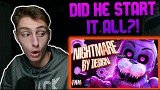 RAVENOUS FNAF SONG quotNightmare by Designquot ANIMATED  REACTION [upl. by Eulalia]