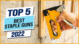 Top 5 Best Staple Guns 2023 [upl. by Eelrak]