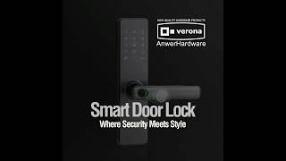 Verona Smart Door Lock FM008A smartlock smartdoorlock [upl. by Retep665]