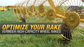 How to optimize settings on Vermeer highcapacity wheel rakes [upl. by Fred898]