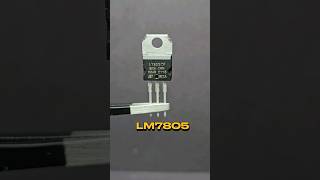 How To Make Adjustable Voltage Regulator Using 7805 zaferyildiz shorts short diy viral led [upl. by Bernardi]