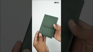 Leather Passport Wallet Slim  By Mugartpk [upl. by Assenev]