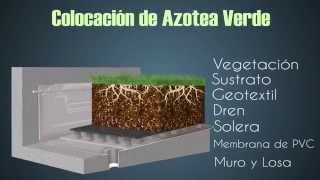 Instalación de Azoteas Verdes [upl. by Ahsieyk543]