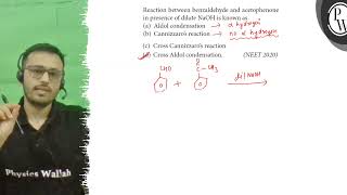 Reaction between benzaldehyde and acetophenone in presence of dilut [upl. by Allene631]