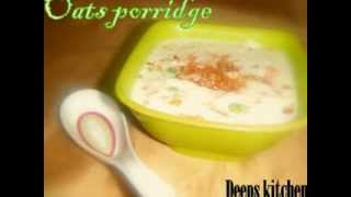 Oats kanji Recipe in tamil ஓட்ஸ் கஞ்சி DeepsTamilKitchen Recipe22 [upl. by Cazzie834]