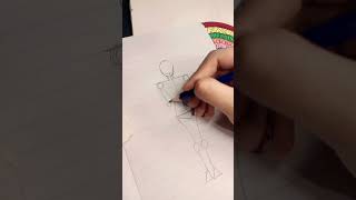 Body tutorial art sketch sketching body tutorial viralvideo viralshort viralshorts girl [upl. by Ardnaeed]