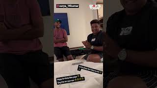 Suryakumar Yadav wishes Sarfaraz a happy birthday in a unique way  Sports Today [upl. by Vale]