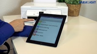 Draadloos printen met de Epson iPrint app  Paradigit [upl. by Marge]