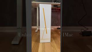 Unboxing the new yellow iMac aesthetic dailyvlog imac unboxing [upl. by Andryc]