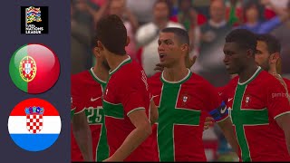 Portugal vs Croatia Highlights  Nations League 2024 [upl. by Weaver22]