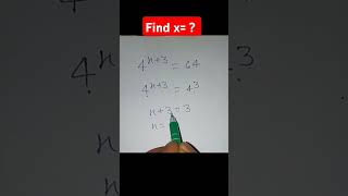 Find value x  easy solution  alzebra maths viral trending ytshorts shorts [upl. by Bordie135]