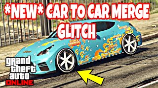 NEW CAR TO CAR MERGE GLITCH  GTA 5 ONLINE  AFTER PATCH 168 F1BENNYS MERGE ANY CAR [upl. by Ridgley237]