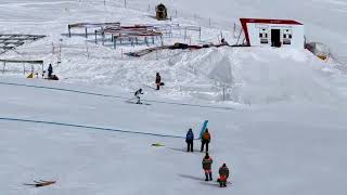 Lauberhorn downhill training [upl. by Ajad416]