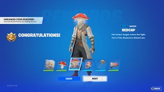 How To COMPLETE ALL REFER A FRIEND QUESTS in Fortnite Free Redcap Skin [upl. by Inej631]