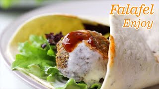 How to make Falafel Street Style wrap [upl. by Ielarol]