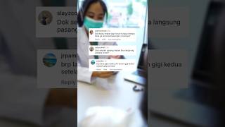 Berapa lama sih proses pemasangan implan Yuk simak penjelasannya🤩 implangigi dentalclinic [upl. by Serica129]