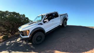 2023 Ford F150 Raptor on steep Slickrock Moab  The Oz Life moab raptor ford slickrock [upl. by Primalia]