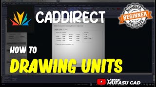 Caddirect How To Settings Drawing Units [upl. by Suoivatnom]