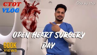 Open Heart🫀Surgery  Max Hospital Saket Dehli  Cardiac OT Indian [upl. by Fi]