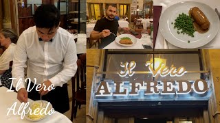 Ristorante Il Vero Alfredo  Fettuccine Alfredonun Doğduğu Restaurant Roma [upl. by Terryl251]