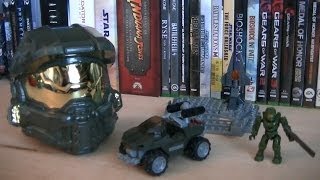 Halo Mega Bloks 97216 MicroFleet Warthog Attack Review [upl. by Clougher253]