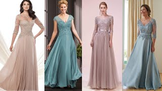 Elegant Mother of the bride New Design Styles 2023 wedding Guest dresses design prom Dresses Style [upl. by Elconin]