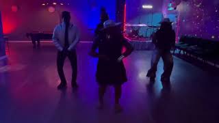 “Moon Shuffle” ChristianGospel Zydeco Line Dance Tutorial [upl. by Arad466]