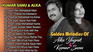 Evergreen Love Songs Of Kumar Sanu amp Alka Yagnik hit Best of kumar sanuGolden Hit90s hit playlist [upl. by Domenech]