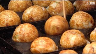 Street Food in Japan Takoyaki [upl. by Marietta219]