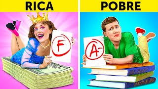 ESTUDIANTES RICOS vs ESTUDIANTES POBRES 🎓 [upl. by Trix]