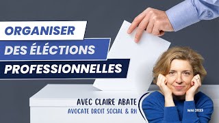 CSE  organiser des élections professionnelles [upl. by Seaden]