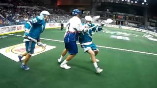 UHWK Toronto Rock’s Jesse Gamble Helmet Cam vs Rochester 122916 [upl. by Woodhouse236]